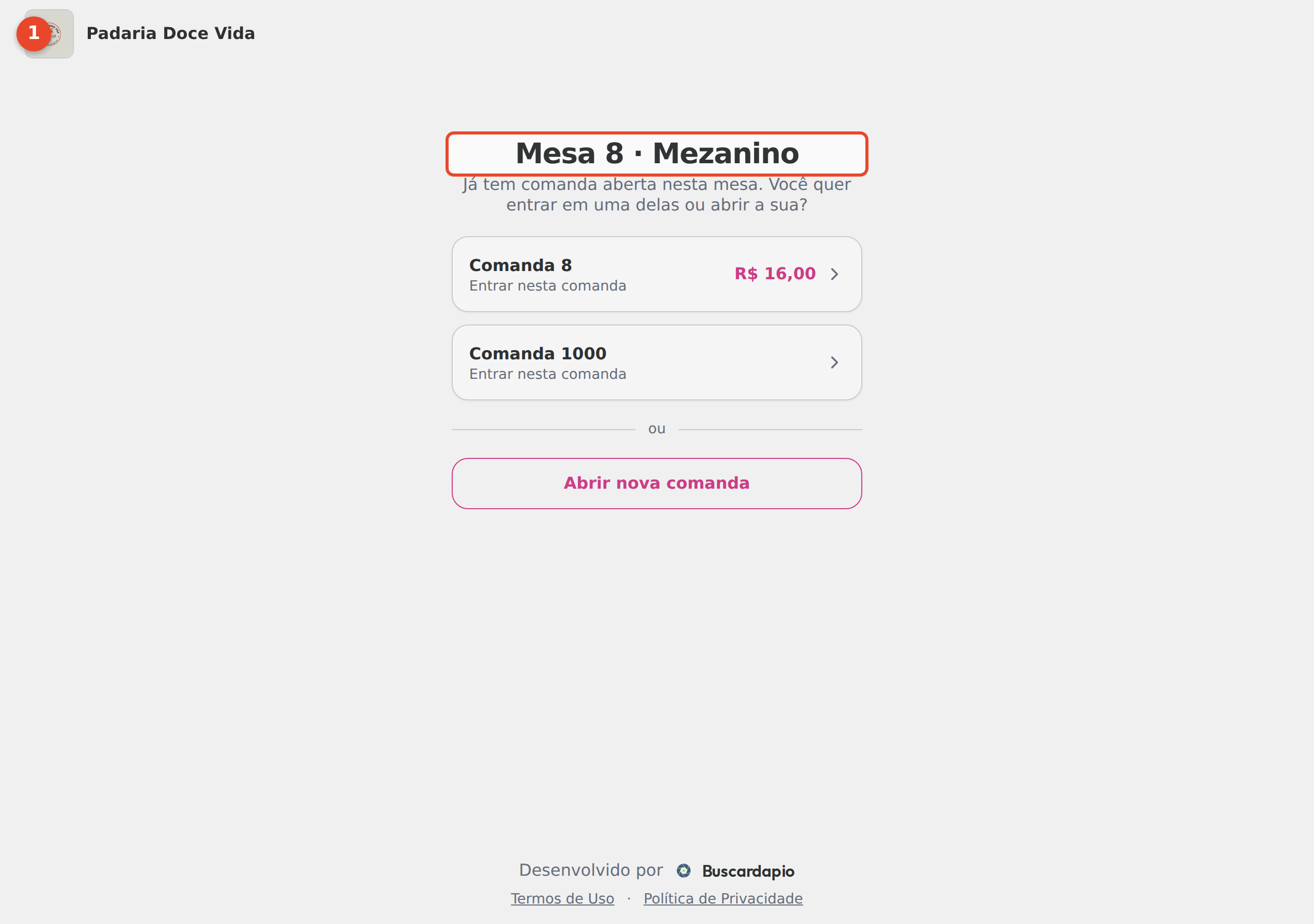 Passo 1