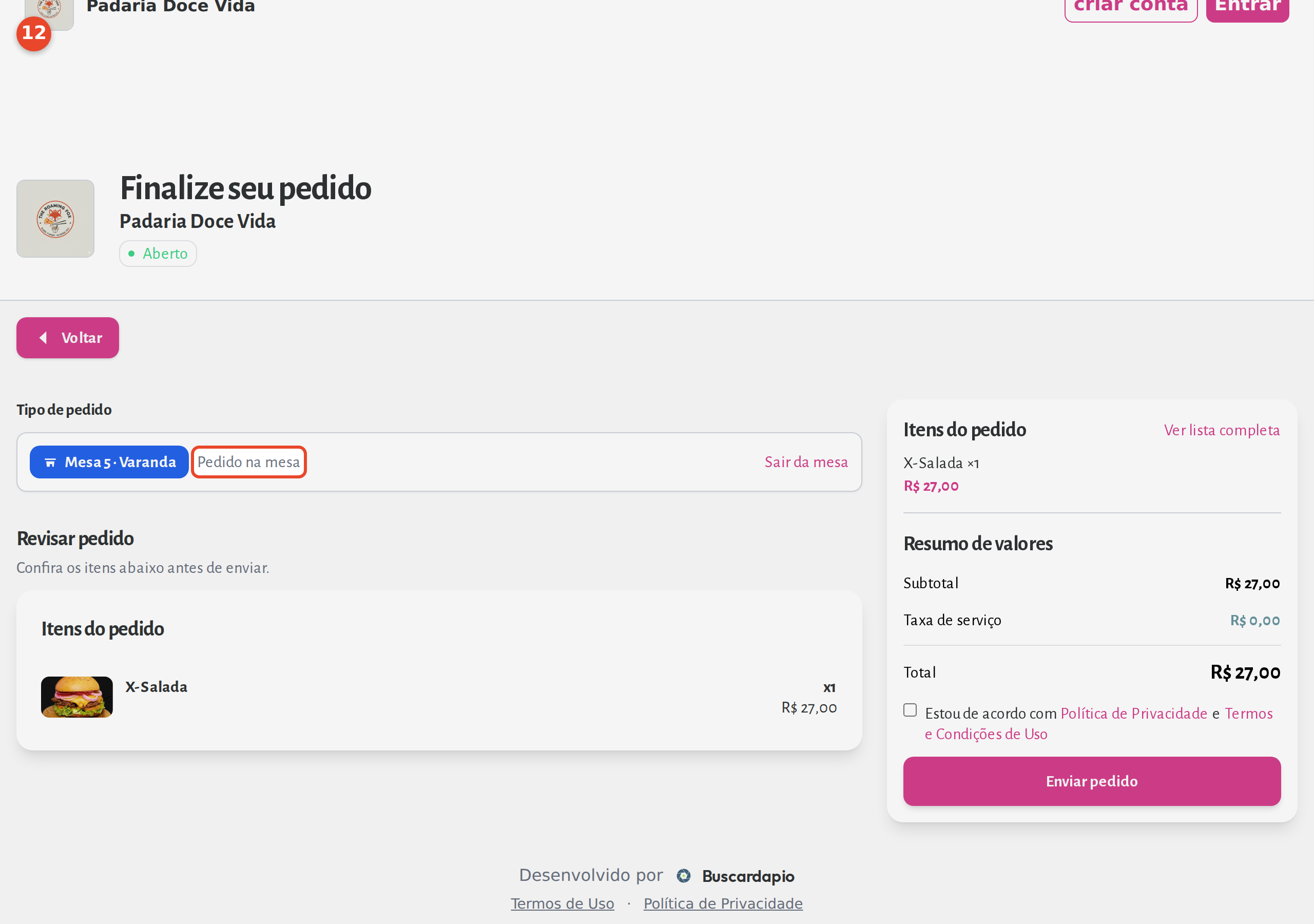 Passo 12